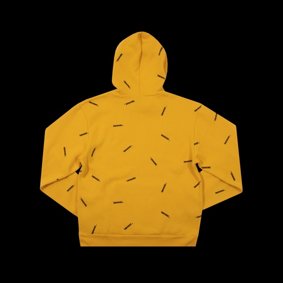 DUMBGOOD x THE SHINING Repeat Logo Yellow Pullover Hoodie Kubrick Collection - Picture 10 of 13